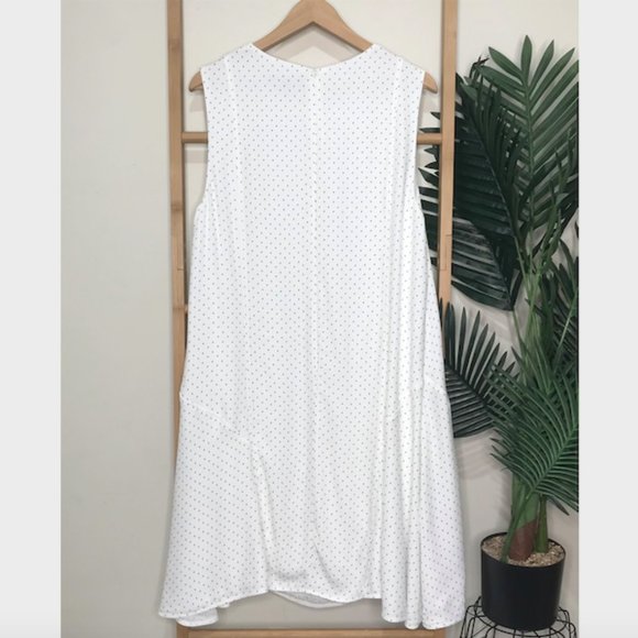 SOLD Country Road White Print Swing Dress 16 - Picture 3 of 14